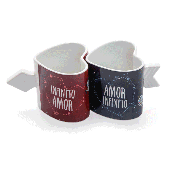 CANECA DUPLA INFINITO AMOR