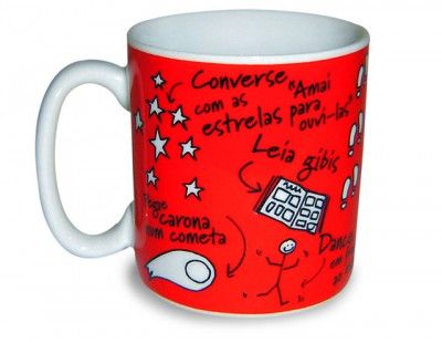 CANECA DIKINHA VERMELHA