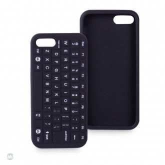 CAPA IPHONE 5 DIVERTIDA TECLADO PRETO