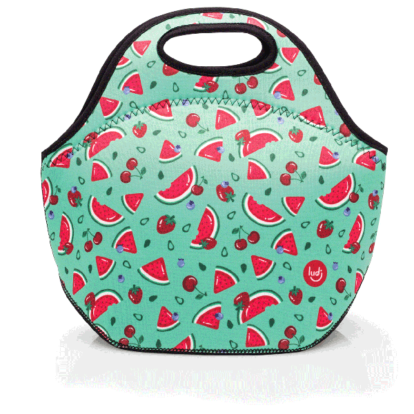 BOLSA PARA LANCHE FRUTAS VERMELHAS