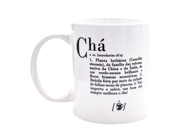 CANECA DICIONÁRIO DE CHÁ