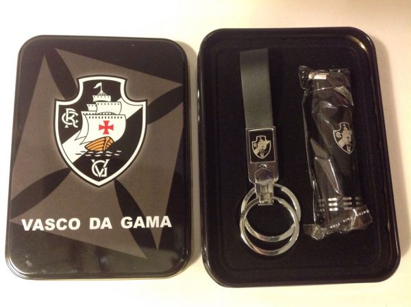 KIT CHAVEIRO COM LANTERNA TIME VASCO