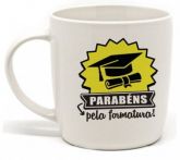 CANECA BRANCA 350ML PARABENS PELA FORMATURA