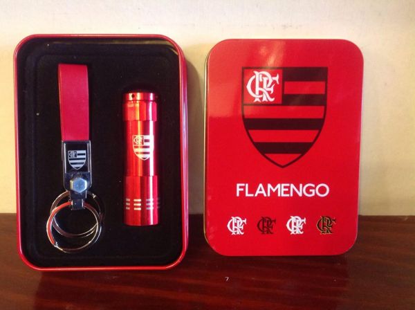 KIT LANTERNA E CHAVEIRO FLAMENGO