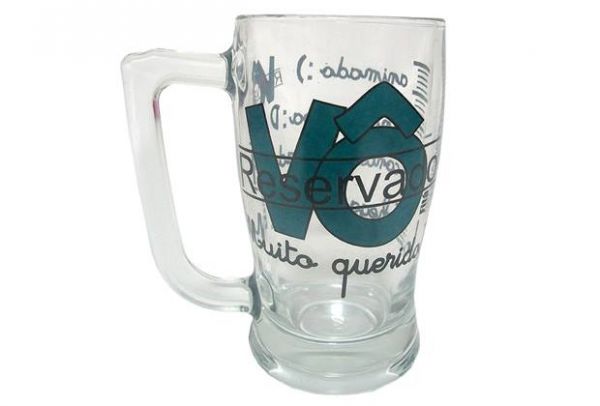 CANECA CHOPP VÔ RESERVADO MUITO QUERIDO