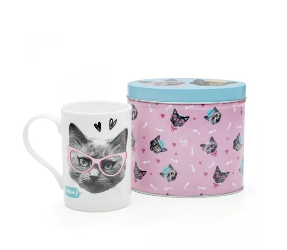 CANECA NA LATA PETS GATO