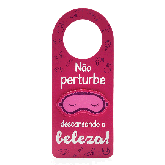 AVISO DE PORTA DESCANSANDO A BELEZA