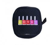 NECESSAIRE QUADRADA ESMALTE LOVE