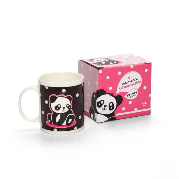 CANECA TERMOSSENSIVEL PANDA FOFO