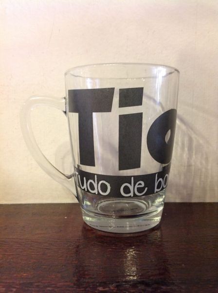 CANECA VIDRO TIO TUDO DE BOM