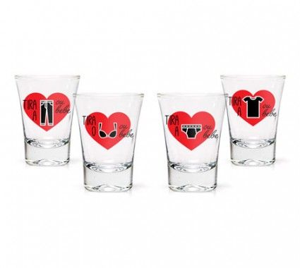 CONJUNTO DE COPO APERITIVO JOGO STRIP SHOT