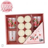 KIT VELAS PERFUMADAS FLORES