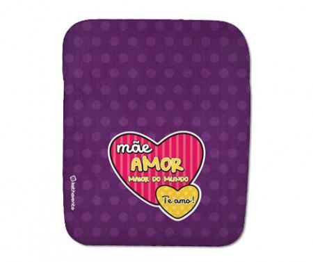 CAPA DE LAPTOP NEOPRENE MÃE AMOR MAIOR DO MUNDO 15