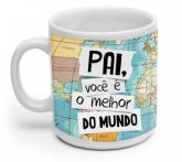 CANECA BRANCA PAI VOCÊ É O MELHOR DO MUNDO