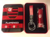 KIT CHAVEIRO COM LANTERNA TIME FLAMENGO