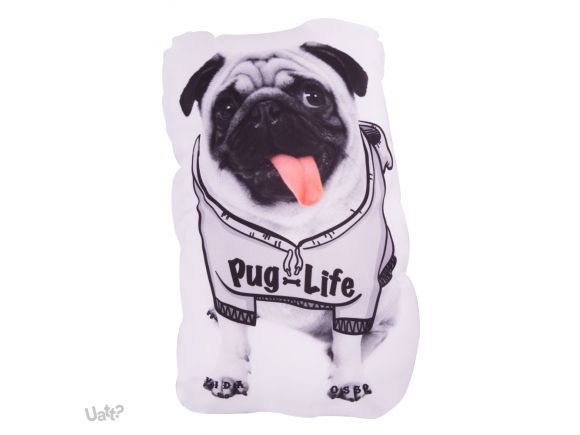 ALMOFADA SHAPE PET PUG LIFE