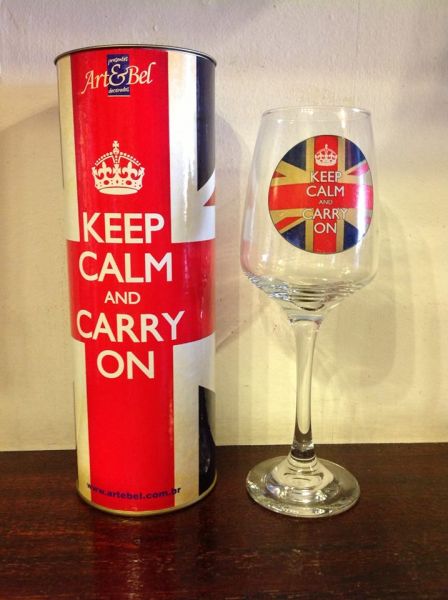 TAÇA VINHO KEEP CALM