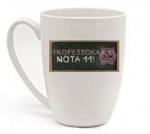 CANECA BRANCA 300ML PROFESSORA NOTA 11