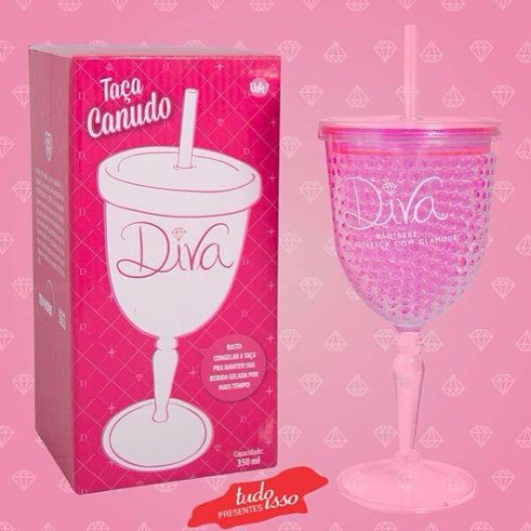 TAÇA CANUDO DIVA