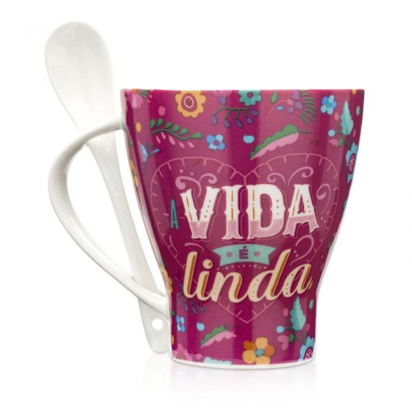 CANECA COM COLHER MEXICANA