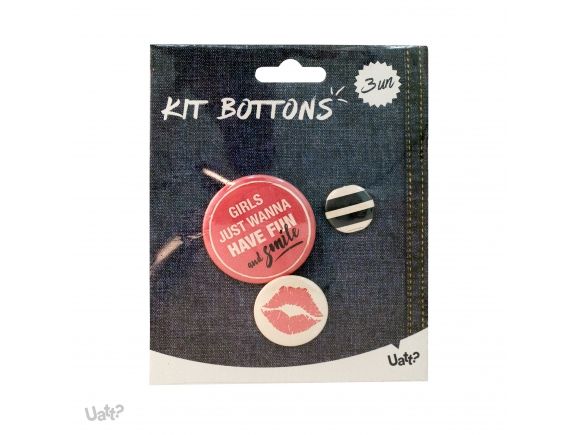 KIT BOTTONS GIRLS FUN