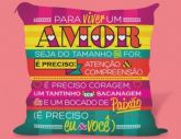 ALMOFADA 45X45 PARA VIVER UM AMOR