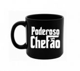 CANECA PRETA PODEROSO CHEFÃO