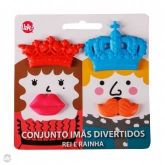 CONJ. IMÃS DIVERTIDOS REI E RAINHA