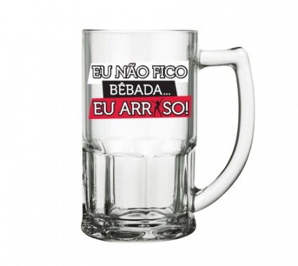 CANECA CHOPP NÃO FICO BÊBADA 340ML