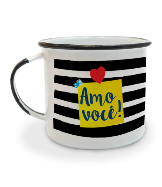 CANECA ESMALTADA SÓ LOVE