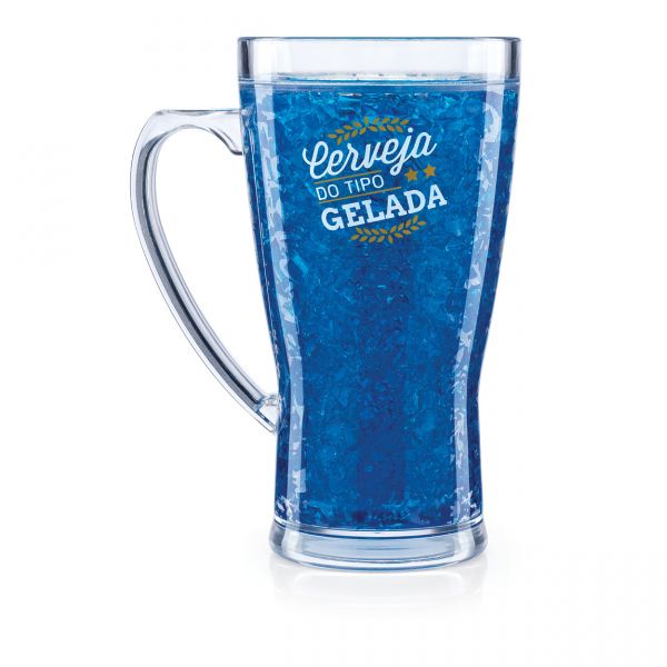 CANECO COM GEL CERVEJA GELADA