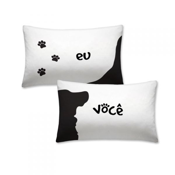 CONJUNTO DE FRONHAS EU, VOCÊ E O CACHORRO