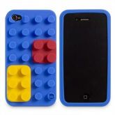 CAPA IPHONE DIVERTIDA BLOQUINHOS AZUL