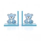 PORTA LIVROS URSO BABY AZUL