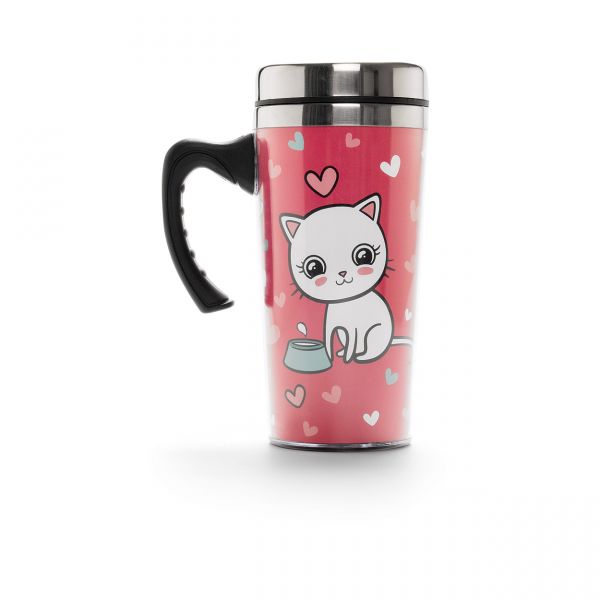 CANECA TÉRMICA CAT LOVE