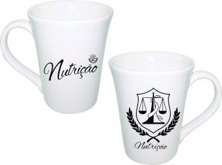 CANECA PORCELANA CURSO NUTRIÇÃO