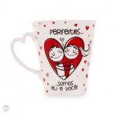 CANECA CORACAO TEMATICA - PERFEITOS