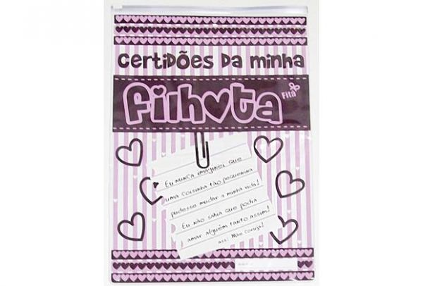 ENVELOPE DE CERTIDÕES DA MINHA FILHOTA