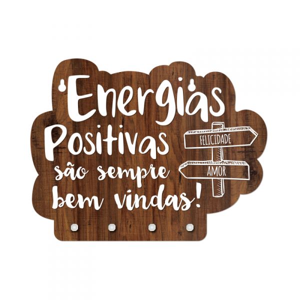 PORTA CHAVE ENERGIAS POSITIVAS