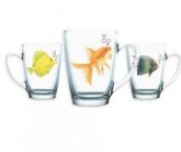 KIT CANECA C/ 3 CANECAS PEIXES