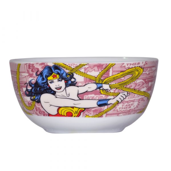 BOWL PORCELANA DC WONDER WOMAN COMICS