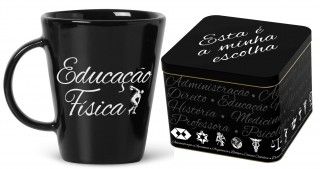 CANECA CURSO NA LATA EDUCAÇÃO FÍSICA