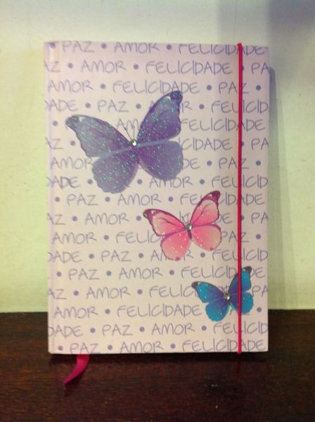 CADERNO DE ANOTAÇÕES BUTTERFLY