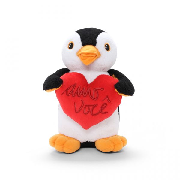 ALMOFADA PINGUIM AMO VOCE