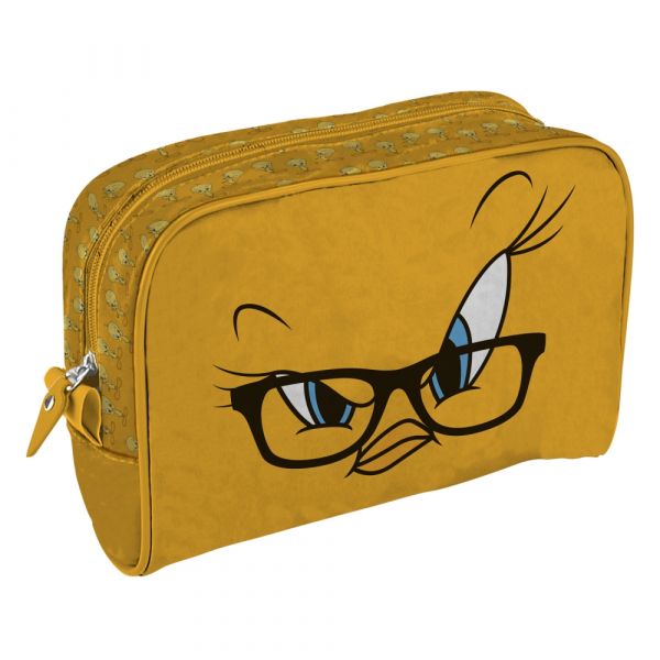 NECESSAIRE LOONEY TWEETY BIG FACE PIUPIU