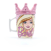 CANECA COM COROA BARBIE LOVE