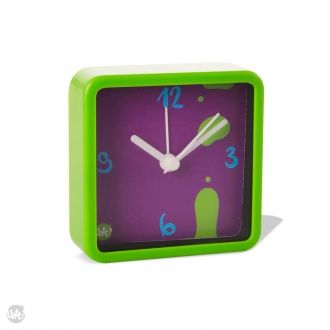 DESPERTADOR COLOR CLOCK - VERDE E ROXO