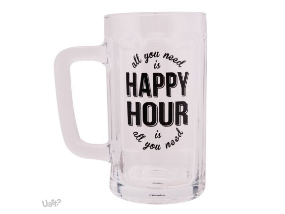 CANECO CHOPP AMERICANO ALL YOU NEED IS HAPPY HOUR