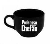 CANECA JUMBO PRETA PODEROSO CHEFÃO