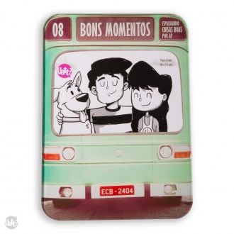 PORTA-RETRATO ONIBUS - BONS MOMENTOS